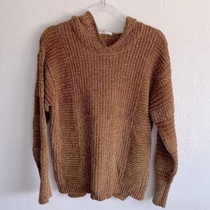 Pleione hooded pullover chenille sweater NWOT small from Nordstrom